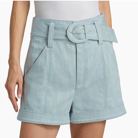 cinq a sept Pants - Cinq a Sept Pale Blue High Waist Shorts NWOT Size 0
